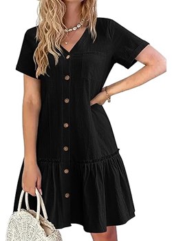 Sukienka GARMOLDA BLACK ze sklepu Ivet Shop w kategorii Sukienki - zdjęcie 171702375