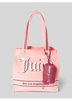 Torba shopper z wyhaftowanym logo model ‘IRIS’ ze sklepu Peek&Cloppenburg  w kategorii Torby Shopper bag - zdjęcie 171702616