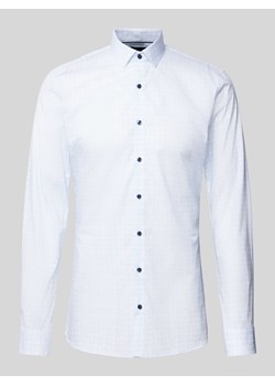 Koszula biznesowa o kroju Super Slim Fit z kołnierzykiem typu kent ze sklepu Peek&Cloppenburg  w kategorii Koszule męskie - zdjęcie 171702857