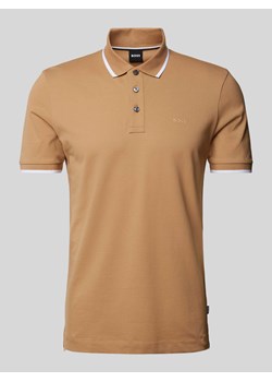 Koszulka polo z paskami w kontrastowym kolorze model ‘Parlay’ ze sklepu Peek&Cloppenburg  w kategorii T-shirty męskie - zdjęcie 171702879