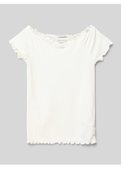T-shirt z fakturowanym wzorem ze sklepu Peek&Cloppenburg  w kategorii Bluzki dziewczęce - zdjęcie 171702966