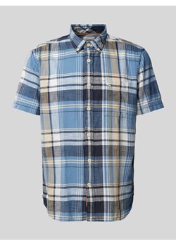 Koszula casualowa o kroju regular fit ze wzorem w kratę ze sklepu Peek&Cloppenburg  w kategorii Koszule męskie - zdjęcie 171702979