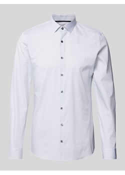 Koszula biznesowa o kroju Super Slim Fit z kołnierzykiem typu kent ze sklepu Peek&Cloppenburg  w kategorii Koszule męskie - zdjęcie 171703095