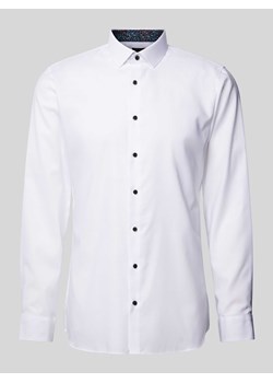 Koszula biznesowa o kroju super slim fit z efektem melanżowym ze sklepu Peek&Cloppenburg  w kategorii Koszule męskie - zdjęcie 171703129