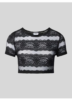 T-shirt krótki o półprzezroczystym designie model ‘MARCIE’ ze sklepu Peek&Cloppenburg  w kategorii Bluzki damskie - zdjęcie 171703167