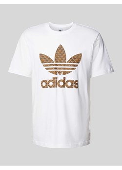 T-shirt z nadrukiem z logo ze sklepu Peek&Cloppenburg  w kategorii T-shirty męskie - zdjęcie 171703176