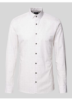 Koszula biznesowa o kroju Super Slim Fit z kołnierzykiem typu kent ze sklepu Peek&Cloppenburg  w kategorii Koszule męskie - zdjęcie 171703189