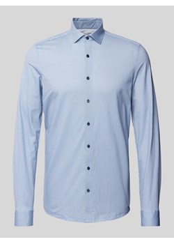 Koszula biznesowa o kroju Super Slim Fit z kołnierzykiem typu kent ze sklepu Peek&Cloppenburg  w kategorii Koszule męskie - zdjęcie 171703299