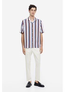 H & M - Spodnie przed kostkę Slim Fit - Biały ze sklepu H&M w kategorii Spodnie męskie - zdjęcie 171703666