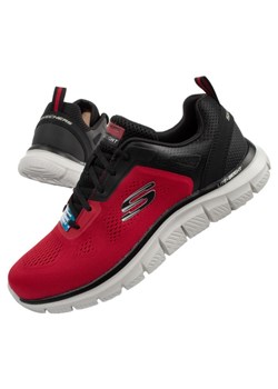 Buty Skechers Track 232698/RDBK czerwone ze sklepu ButyModne.pl w kategorii Buty sportowe męskie - zdjęcie 171703726