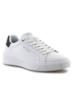 Buty Skechers Court Break - Suit Sneaker 183175-WHT białe ze sklepu ButyModne.pl w kategorii Trampki męskie - zdjęcie 171703735