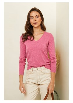 Soft Cashmere Kaszmirowy sweter w kolorze różowym ze sklepu Limango Polska w kategorii Swetry damskie - zdjęcie 171704706