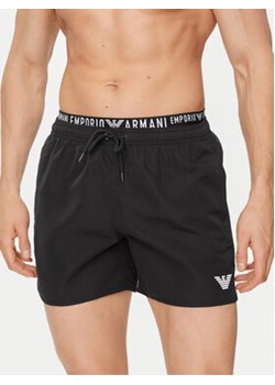 Emporio Armani Underwear Szorty kąpielowe 211740 4R432 00020 Czarny Regular Fit ze sklepu MODIVO w kategorii Kąpielówki - zdjęcie 171707038