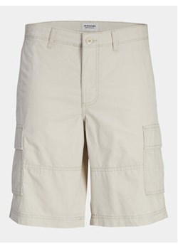 Jack&Jones Junior Szorty materiałowe Jpstcole 12254171 Beżowy Loose Fit ze sklepu MODIVO w kategorii Spodenki chłopięce - zdjęcie 171707166