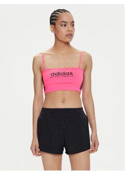 adidas Top Tiro Summer IS0730 Różowy Slim Fit ze sklepu MODIVO w kategorii Bluzki damskie - zdjęcie 171707295