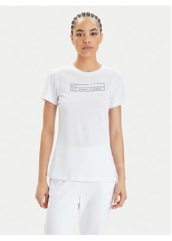 Armani Exchange T-Shirt 3DYT01 YJ3RZ 1000 Biały Regular Fit ze sklepu MODIVO w kategorii Bluzki damskie - zdjęcie 171707316