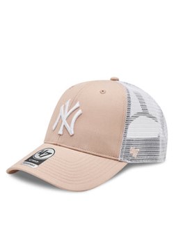 47 Brand Czapka z daszkiem Mlb New York Yankees Branson BRANS17CTP Różowy ze sklepu MODIVO w kategorii Czapki z daszkiem damskie - zdjęcie 171707499