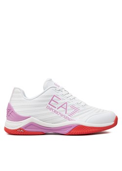 Sneakersy EA7 Emporio Armani X8X079 XK203 T580 Wht+Cycl+Cher.Tomato ze sklepu eobuwie.pl w kategorii Buty sportowe damskie - zdjęcie 171708379