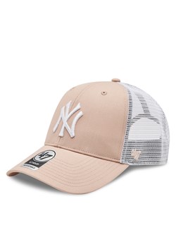 Czapka z daszkiem 47 Brand Mlb New York Yankees Branson BRANS17CTP Różowy ze sklepu eobuwie.pl w kategorii Czapki z daszkiem męskie - zdjęcie 171708716