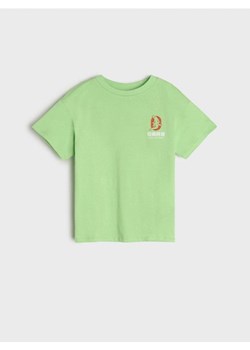 Sinsay - Koszulka z nadrukiem - zielony ze sklepu Sinsay w kategorii T-shirty chłopięce - zdjęcie 171709748
