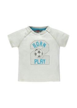 Chłopięca bluzka z krótkim rękawem biała ze sklepu 5.10.15 w kategorii Koszulki niemowlęce - zdjęcie 171710065