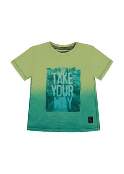 Chłopięca koszulka z krótkim rękawem zielona ze sklepu 5.10.15 w kategorii Koszulki niemowlęce - zdjęcie 171710075