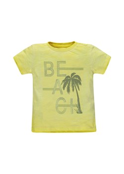 Chłopięca koszulka z krótkim rękawem żółta ze sklepu 5.10.15 w kategorii T-shirty chłopięce - zdjęcie 171710095
