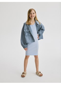 Reserved - Sukienka z efektem sprania - jasnoniebieski ze sklepu Reserved w kategorii Sukienki dziewczęce - zdjęcie 171710479