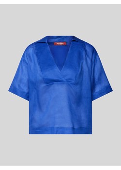 Bluzka z wykładanym kołnierzem model ‘BRONZO’ ze sklepu Peek&Cloppenburg  w kategorii Bluzki damskie - zdjęcie 171711027