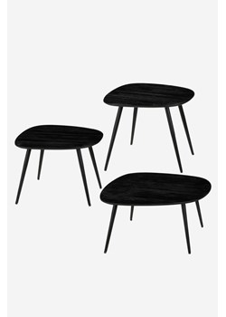 H & M - Recycled Wooden Side Table - Czarny ze sklepu H&M w kategorii Stoliki kawowe - zdjęcie 171713026