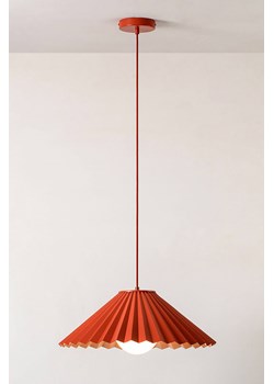 H & M - Lampa Sufitowa - Plisowana - Pomarańczowy ze sklepu H&M w kategorii Lampy wiszące - zdjęcie 171713055