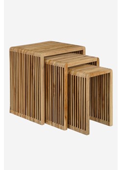 H & M - Drewniany Stolik Boczny Z Recyklingu - Brązowy ze sklepu H&M w kategorii Stoliki kawowe - zdjęcie 171713069