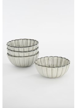 H & M - Zestaw 4 Ceramicznych Misek - Szary ze sklepu H&M w kategorii Miski - zdjęcie 171713108