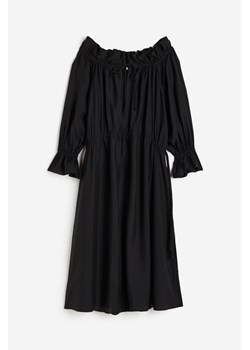 H & M - Sukienka z odkrytymi ramionami - Czarny ze sklepu H&M w kategorii Sukienki - zdjęcie 171715938