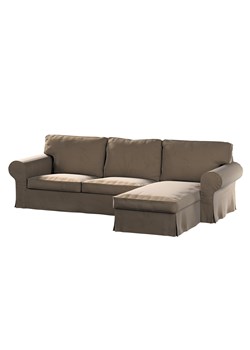 Pokrowiec na sofę Ektorp 2-osobową i leżankę ze sklepu dekoria.pl w kategorii Pokrowce na kanapy i fotele - zdjęcie 171730927