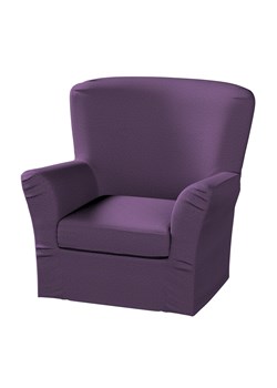 Pokrowiec na fotel Tomelilla wysoki z zakładkami ze sklepu dekoria.pl w kategorii Pokrowce na kanapy i fotele - zdjęcie 171735819