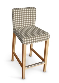 Pokrowiec na krzesło barowe Henriksdal krótki ze sklepu dekoria.pl w kategorii Pokrowce na krzesła - zdjęcie 171737245