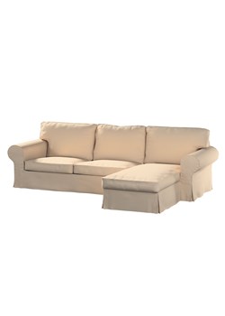 Pokrowiec na sofę Ektorp 2-osobową i leżankę ze sklepu dekoria.pl w kategorii Pokrowce na kanapy i fotele - zdjęcie 171739249