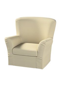 Pokrowiec na fotel Tomelilla wysoki z zakładkami ze sklepu dekoria.pl w kategorii Pokrowce na kanapy i fotele - zdjęcie 171747465