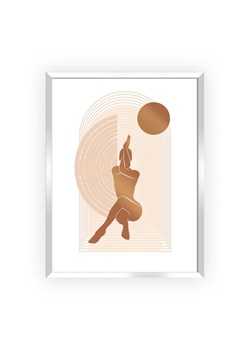 Obraz Yoga Figures I 30x40cm copper ze sklepu dekoria.pl w kategorii Obrazy - zdjęcie 171754406
