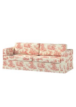 Pokrowiec na sofę Karlstad 3-osobową nierozkładaną, długi ze sklepu dekoria.pl w kategorii Pokrowce na kanapy i fotele - zdjęcie 171765679