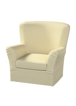 Pokrowiec na fotel Tomelilla wysoki z zakładkami ze sklepu dekoria.pl w kategorii Pokrowce na kanapy i fotele - zdjęcie 171767097