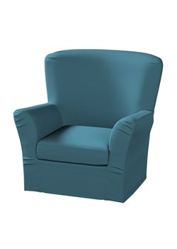 Pokrowiec na fotel Tomelilla wysoki z zakładkami ze sklepu dekoria.pl w kategorii Pokrowce na kanapy i fotele - zdjęcie 171767576