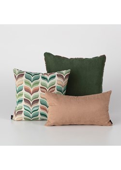 Zestaw poduszek do sypialni Homely Folk green ze sklepu dekoria.pl w kategorii Poduszki dekoracyjne - zdjęcie 171773297