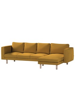 Pokrowiec na sofę Norsborg 4-osobową z szezlongiem ze sklepu dekoria.pl w kategorii Pokrowce na kanapy i fotele - zdjęcie 171775405