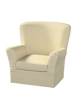 Pokrowiec na fotel Tomelilla wysoki z zakładkami ze sklepu dekoria.pl w kategorii Pokrowce na kanapy i fotele - zdjęcie 171780747