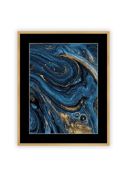 Obraz Abstract Blue&Gold II 40 x 50 cm ze sklepu dekoria.pl w kategorii Obrazy - zdjęcie 171785207