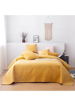 Narzuta na łóżko Silky Chic 220x240cm yellow ze sklepu dekoria.pl w kategorii Narzuty i kapy - zdjęcie 171787729