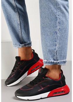 Czarno-Czerwone Sneakersy Qinerris ze sklepu renee.pl w kategorii Buty sportowe damskie - zdjęcie 171928225