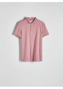 Reserved - Koszulka polo slim - brudny róż ze sklepu Reserved w kategorii T-shirty męskie - zdjęcie 171931945